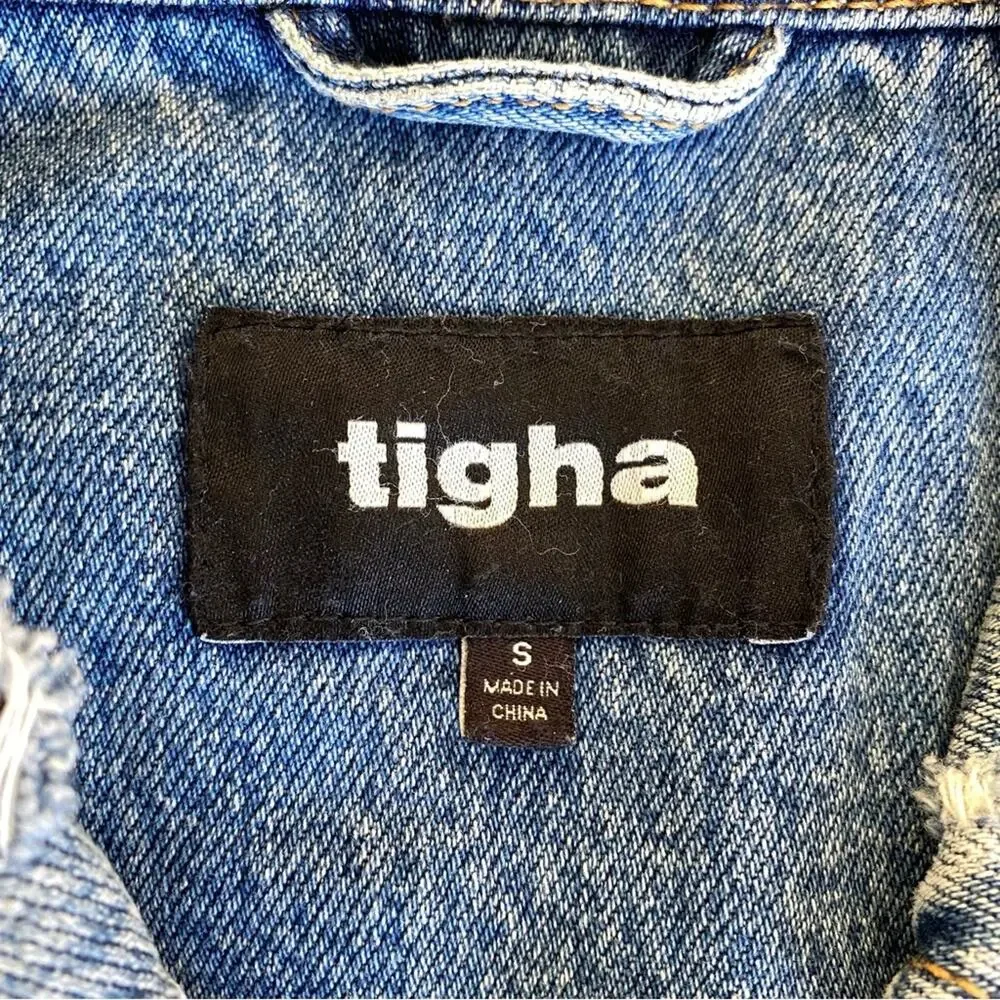 Tigha Distressed Denim Jacket